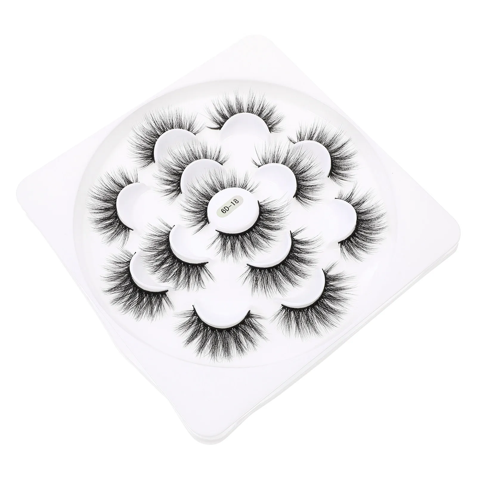 1 scatola di ciglia finte naturali, ciglia ricce per donne, accessorio per il trucco quotidiano, comodo e leggero