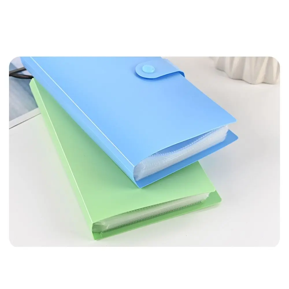 Large-capacity 100 Bills Collection Album Waterproof Korean Style Pocket Storage Book Dustproof Inner Leaf Money Storage Book