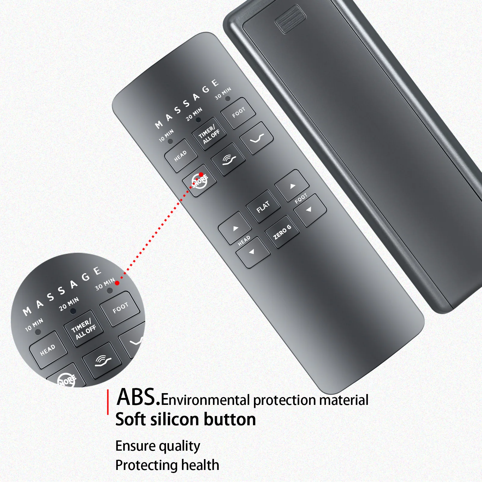 جهاز تحكم عن بعد جديد لـ TEMPUR-PEDIC ​ JLDK.27.03.06 RF258B وسرير تدليك قابل للتعديل