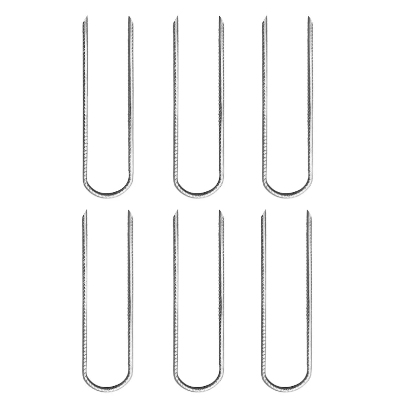 Pack of 6 Tent Stakes Ground Screws Corrosion Resistant Steel Stakes Stable Support Secure Anchors Your Outdoor Shelter