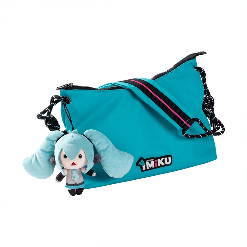 Moeyu Vocaloid Cosplay Miku torba na ramię typu crossbody Ita torba kobiety mężczyźni śliczna torebka Hatsune torby z grubej bawełny Anime prezent