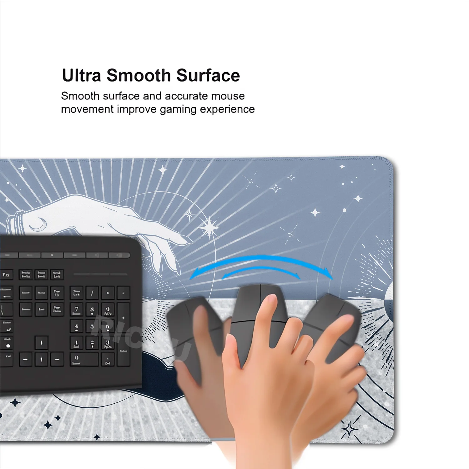 400X900mm Magic Tarot Card Mouse Pad Black PC Gamer expand Desk Mat XXL MousePad Kawaii Accessories Carpet Office Setup DeskMats