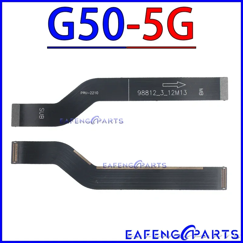 Kabel konektor Motherboard untuk Motorola Moto G40 Fusion G50 G60 G60S G100 G200 5G fleksibel papan utama