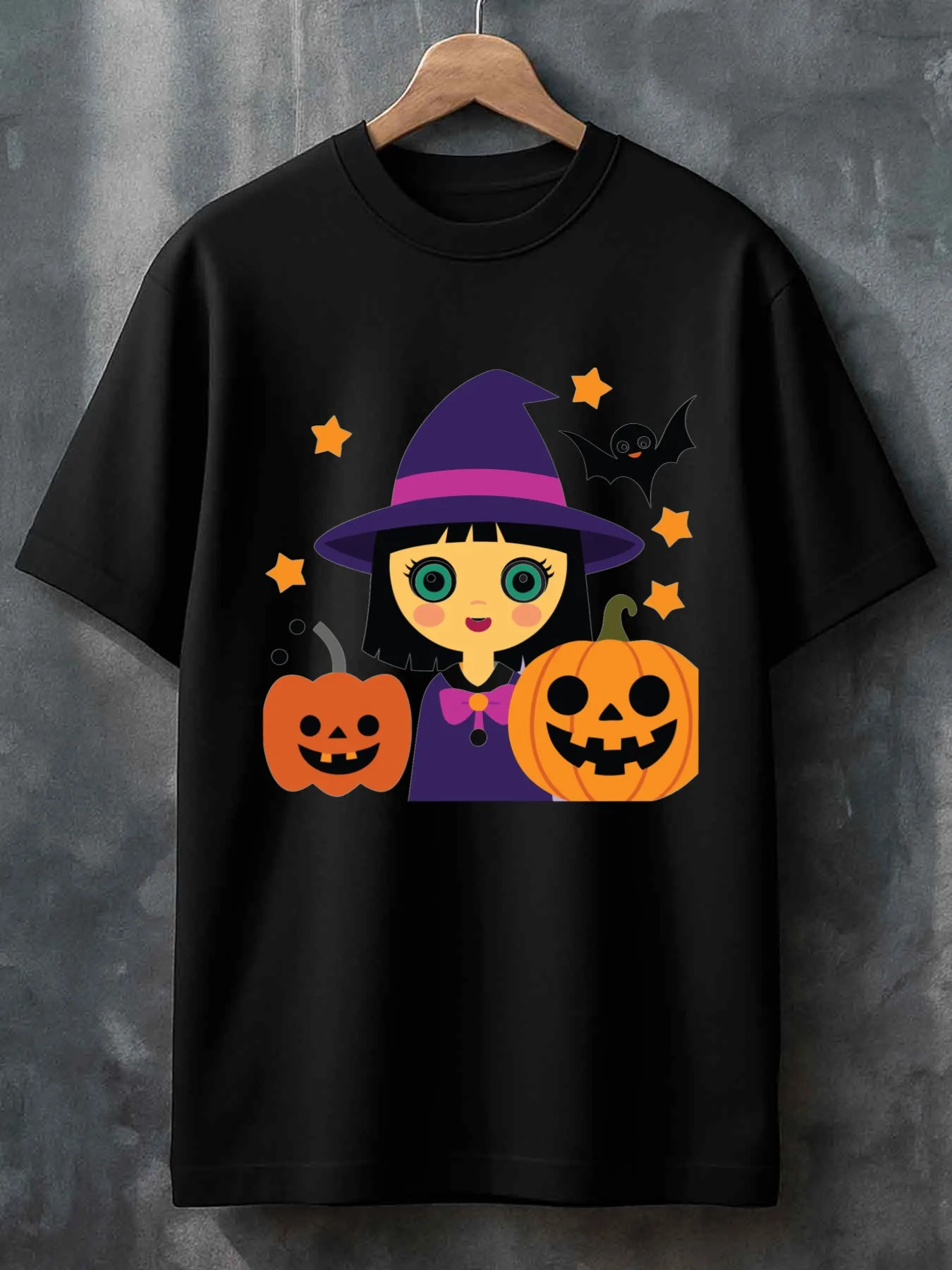 

Top Pick Local1pc Men's 180GSM Halloween Graphic T-Shirt