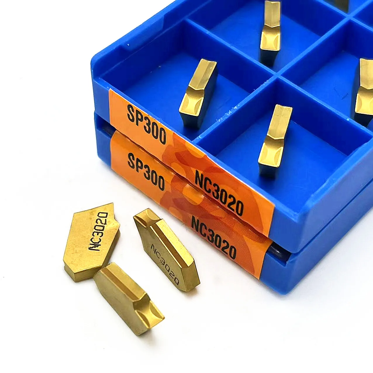 Inserts rainurés pour allumer es-outils, inserts en carbure rainurés, outils de tour SP 300, insert de tournage, éventuelles 200, éventuelles 300, éventuelles 400, PC9030, NC3020, NC3030