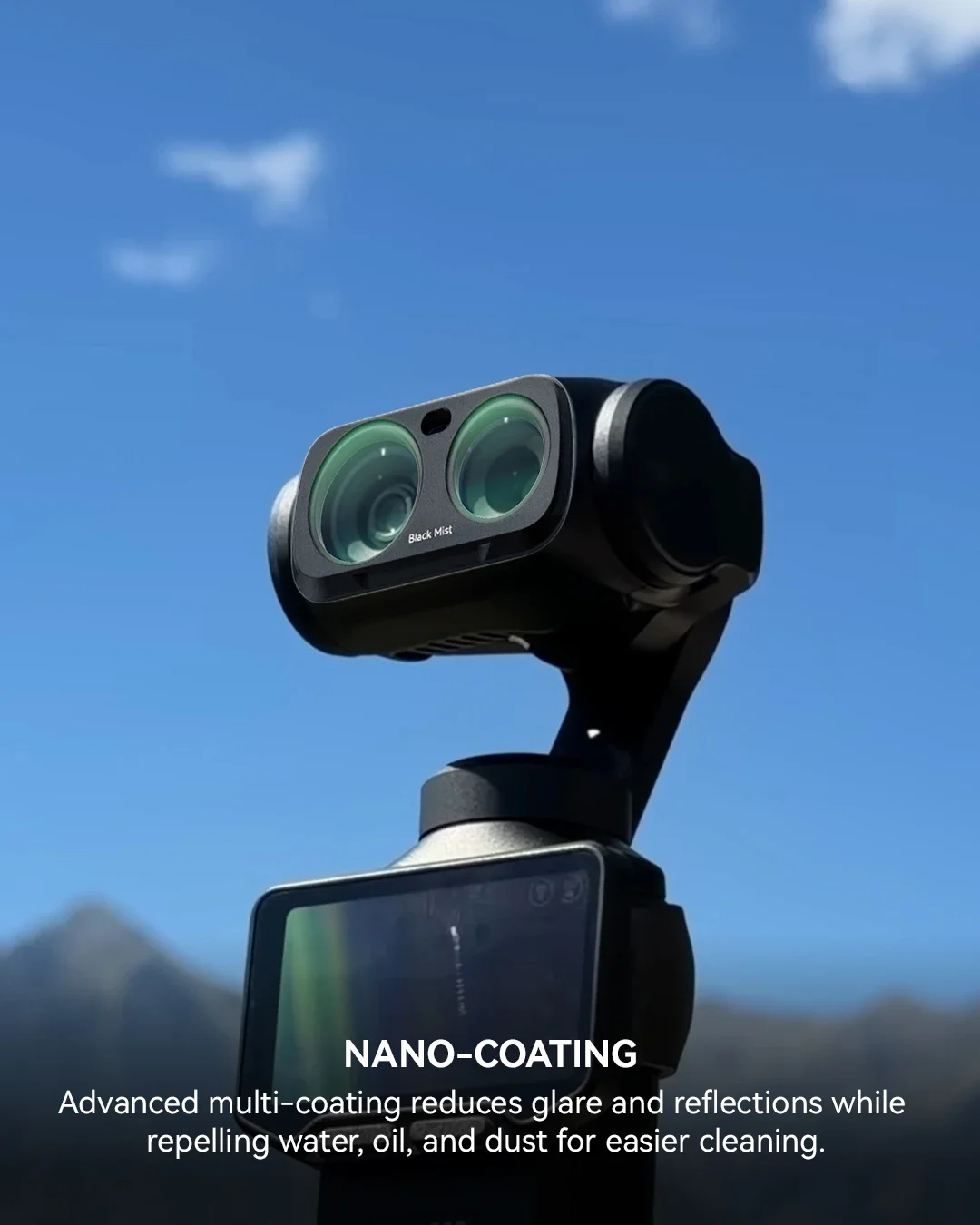 NISI Magnetischer Objektivfilter für Action-Kameras, CPL Black Mist, variabel ND1 bis 5 Blendenstufen, mehrfach beschichtetes optisches Glas – Detail 4