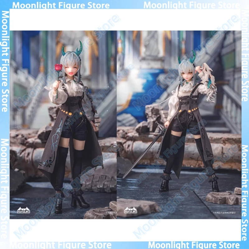 

In Stock HASUKI Pocket Art PA008 Rose Knight Gloria 1/12 Mobile Suit Girl Anime Action Figure Toy Gift Model Collection Hobbies