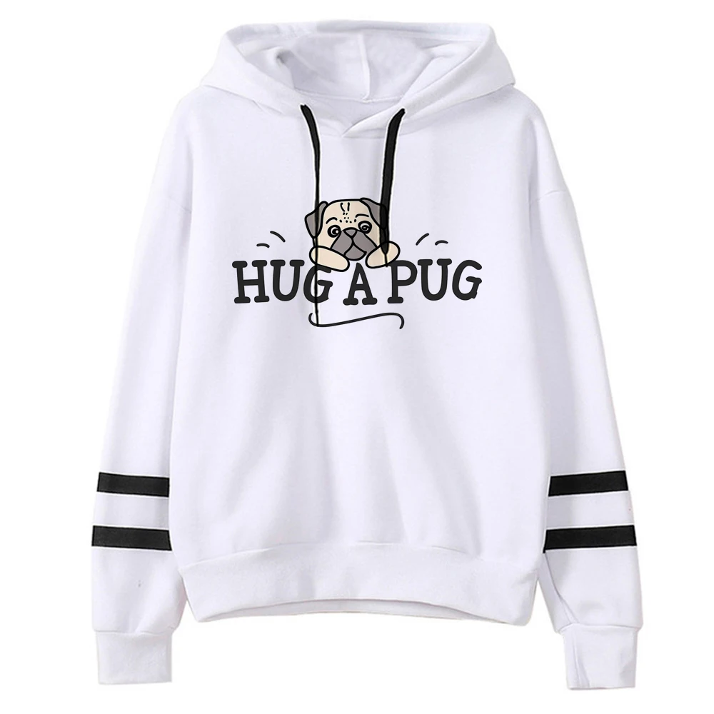 

Pug hoodies women long sleeve top 90s y2k aesthetic japanese clothes women vintage Pullover