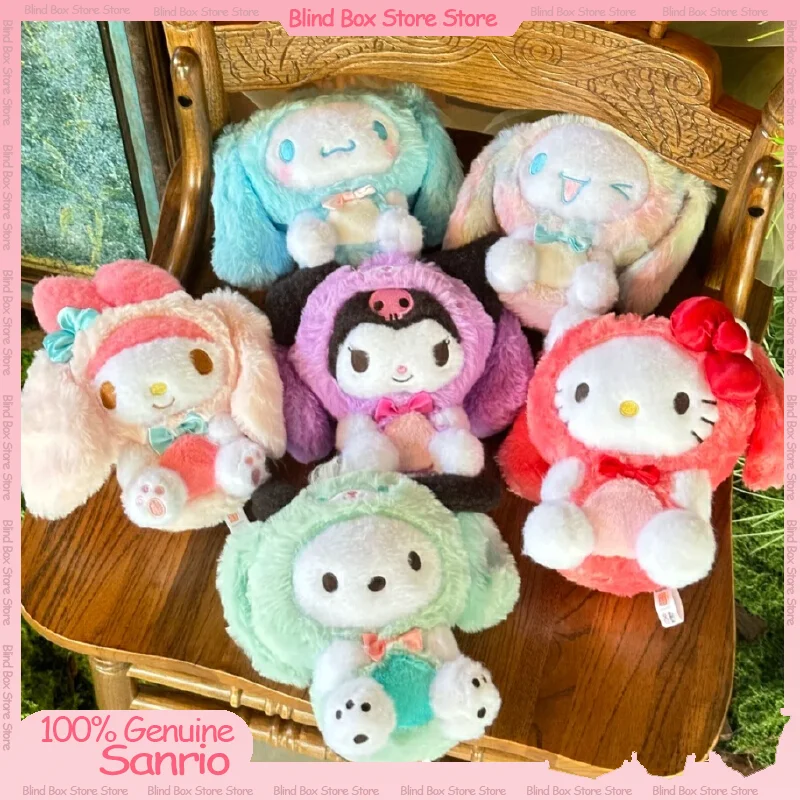 

Подлинные персонажи Kawaii Sanrio, серия Overjoyed, новый стиль, слепая коробка, коллекция кукол, украшение для рабочего стола, модный тренд, подарок для девочки