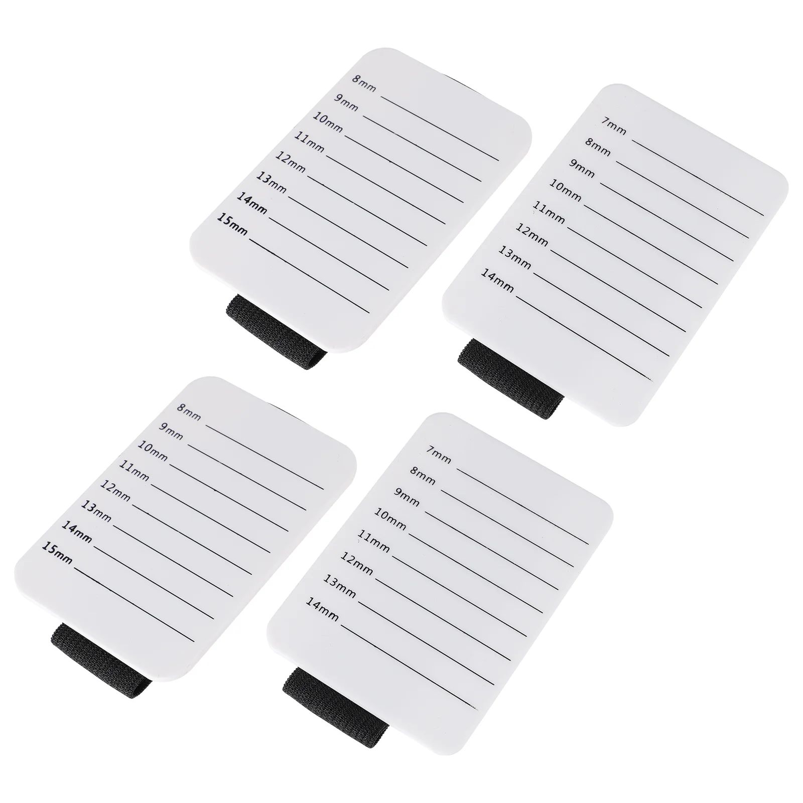 4 Pcs Eyelash Board Pallet Hand Extension Holder Acrylic Fabric Grafting Tool Elastic Strap Adjustable Lightweight lash