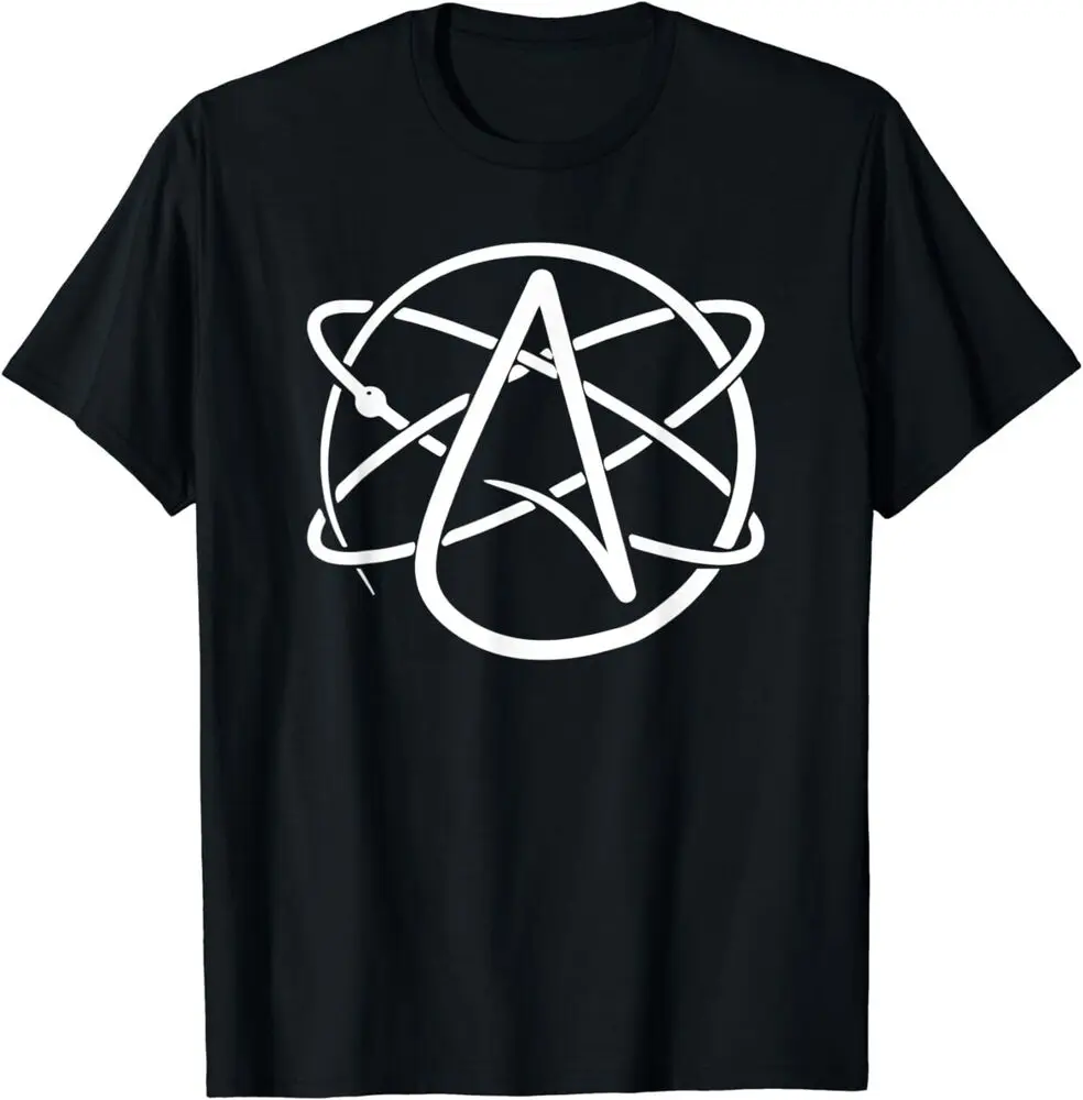 Atheist Logo - Atheism Science Atom Logo Atheist T-Shirt Anime Graphic T-shirts Y2K Tops Unisex Summer Short Sleeve