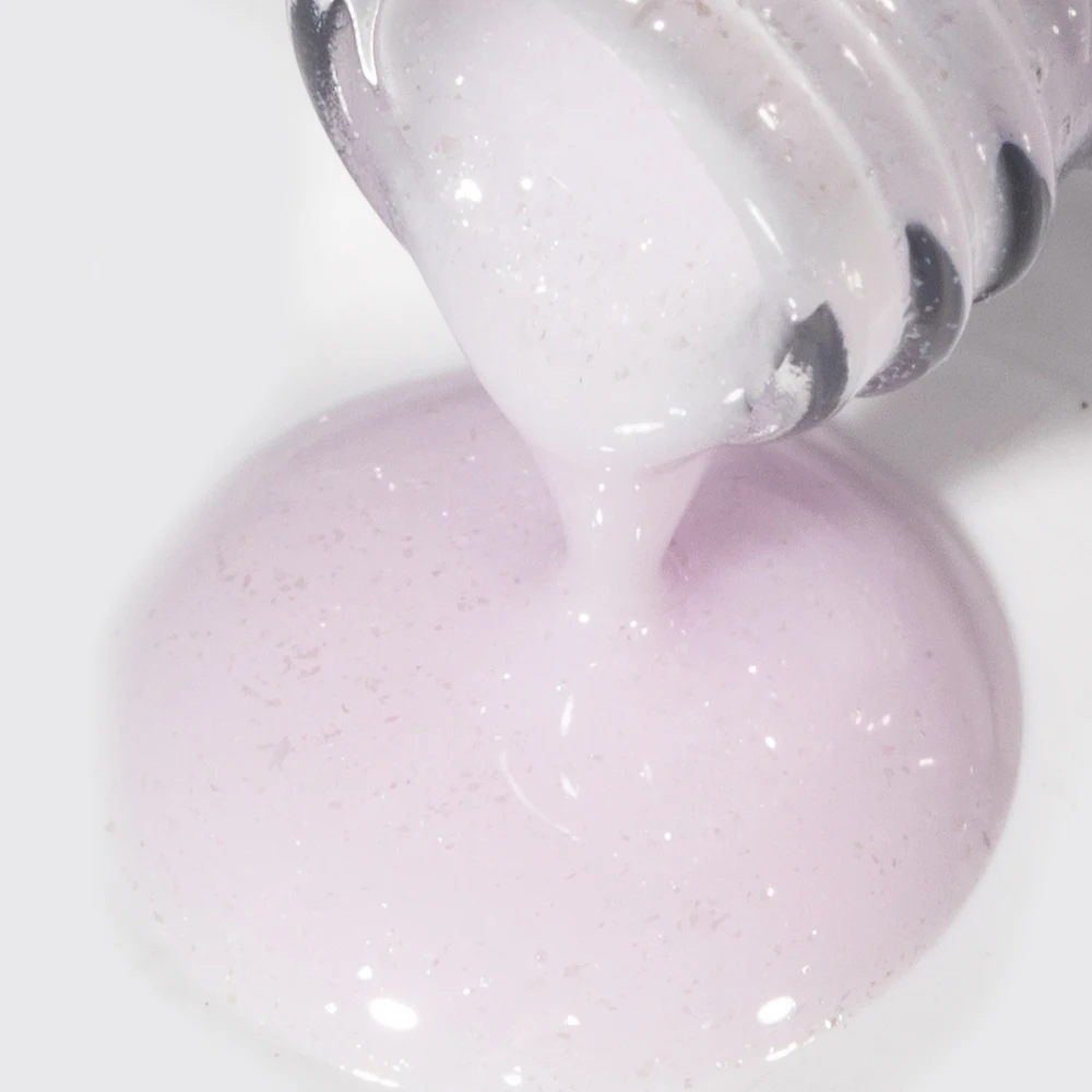 KODIES GEL Structure Rubber Base Gel Nail Polish 15ML Pearl Shimmer Pink Glitter UV Semi Permanent Soak Off Camouflage Varnish