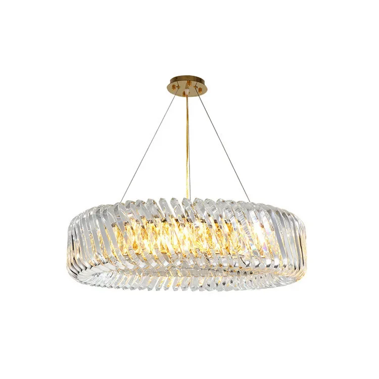 

Post-modern lighting crystal lamp, Nordic simple living room lamp light luxury French, artistic and creative restaurant lamp