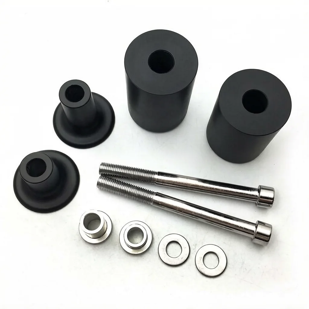Deslizadores de marco de motocicleta, protección anticaída, bloque protector de motor apto para KAWASAKI Ninja ZX-6R 636 ZX636 2013-2014