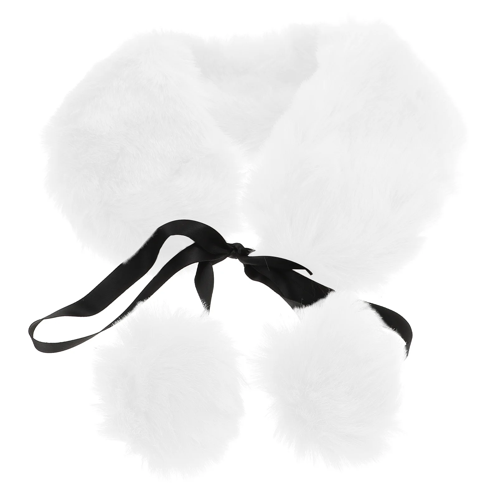 

1pc Winter Scarf Women Furry Warm Neck Warmer Fashionable Elegant Soft Comfortable For Outdoor Party Ceremony Gift Collar