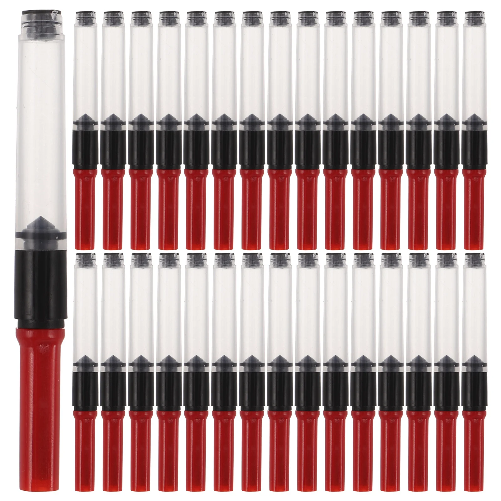 

100Pcs Fountain Pen Ink Converter Spring Filler Easy Refill Tool Precise Needle Applicator Ink Absorber for Office Home Travel