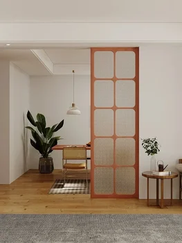 -Solid Wood Screen, Begonia Flower Glass Partition, Entrance Hall, Changhong Washstand, Dining Room