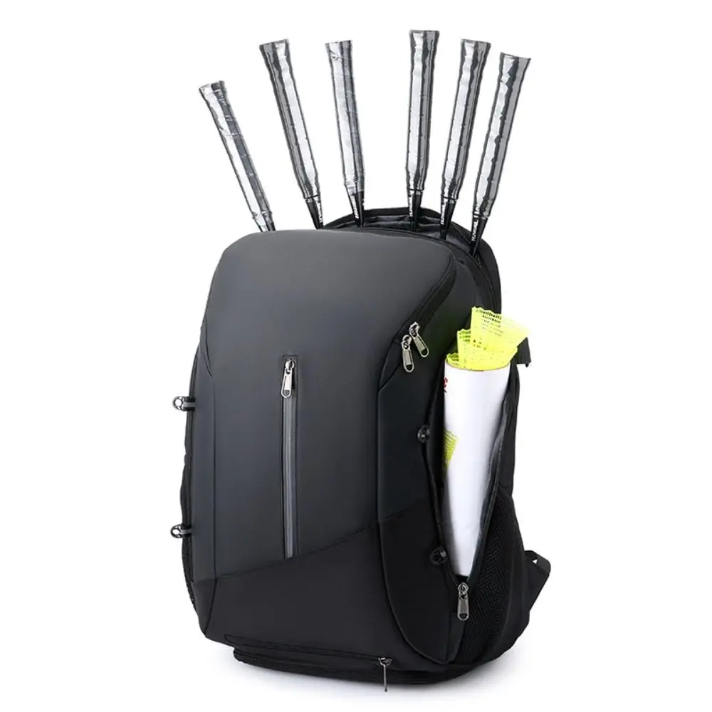 

Waterproof Basketball Student Backpack with Shoe Compartment Zipper Closure Baseball Badminton Bag Organizer Professional