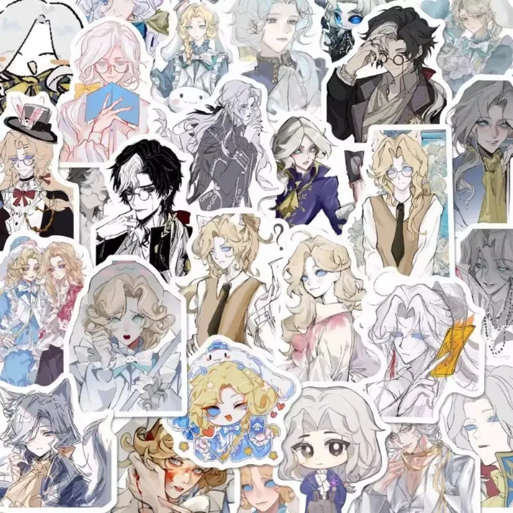 ﻿ ﻿ 50Pcs Anime Game Identity V Graffiti Stickers Cartoon Character Decorate Desktop Skateboards Bicycles Phone Cases Suitcases