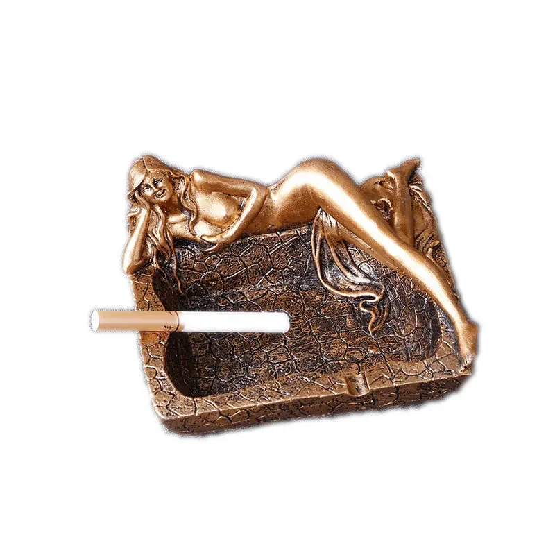 Sexy Long Leg Beauty Resin Ashtray Creative Home Decor Hotel Living Room Exhibition Gift Ashtray