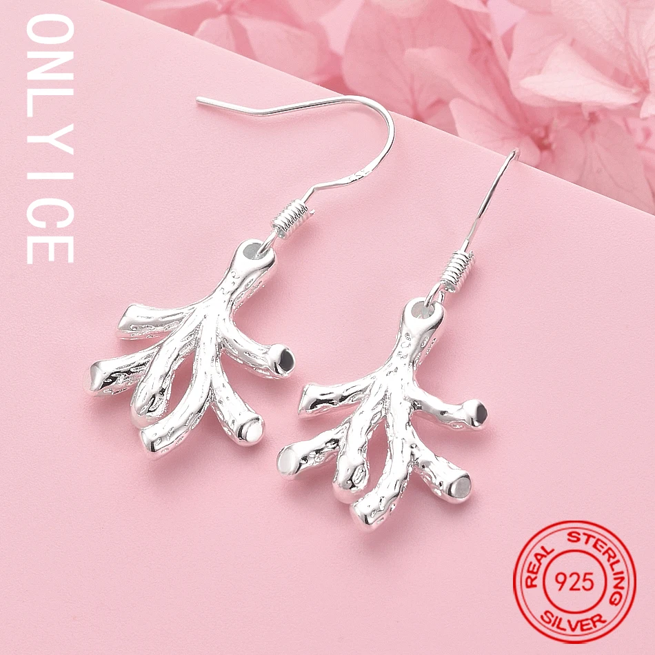 

Женские милые модные серьги высокого качества из стерлингового серебра 925 пробы с шариками для вечеринок, ветки дерева, висячие серьги, ювелирные изделия, заводская цена