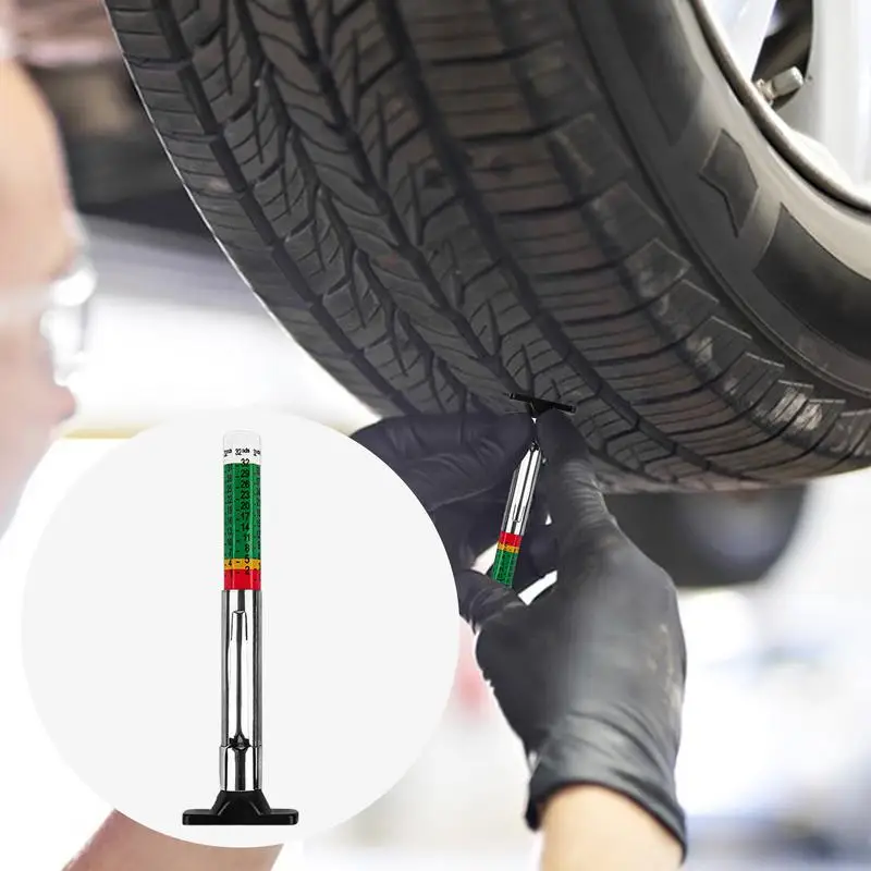 

Инструмент для измерения глубины шин, измеритель глубины протектора автомобильных шин с цветовой кодировкой для начинающих, предотвращает безопасность вождения, точные измерительные инструменты