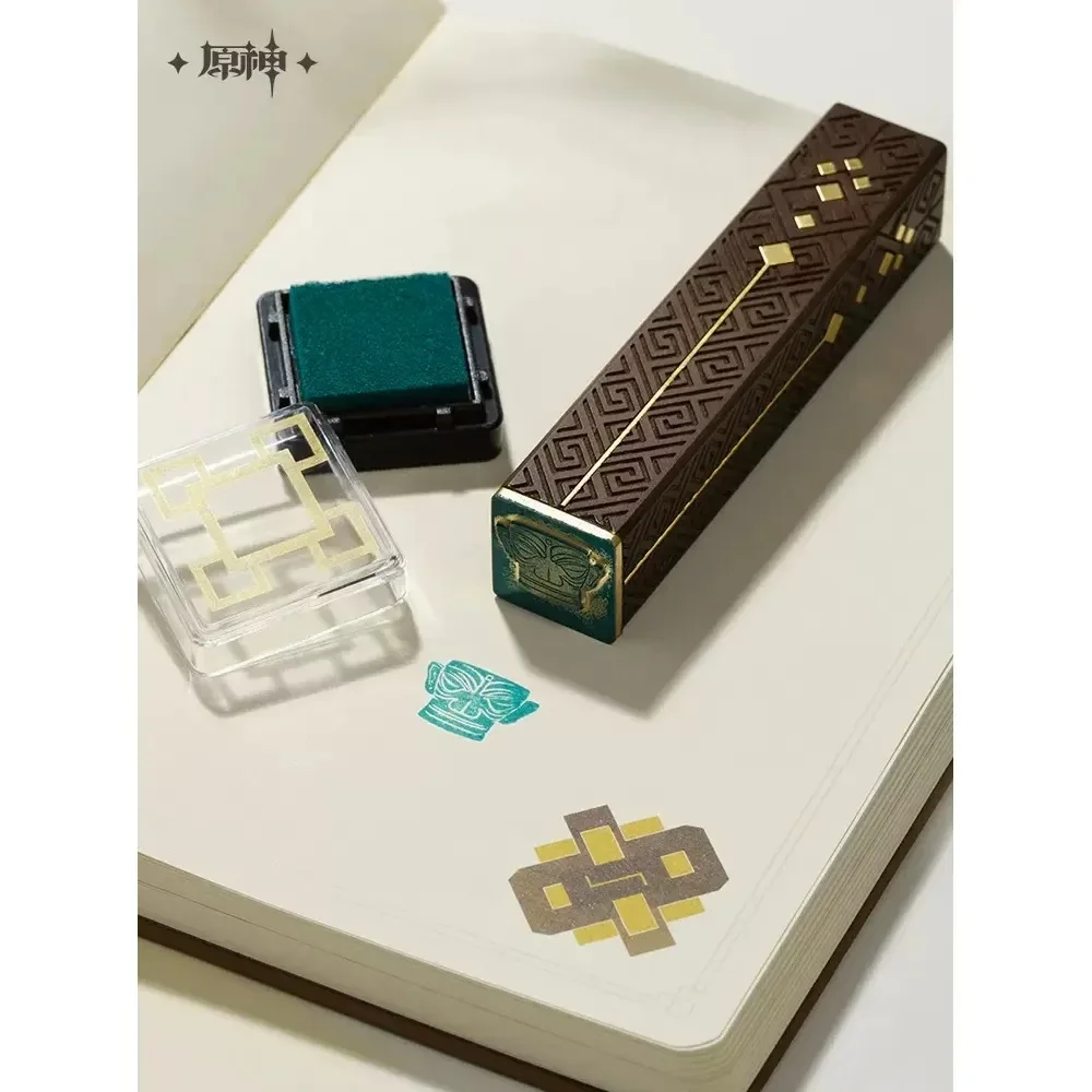 Zhongli Gift Box MiHoYo Official Game Genshin Impact Zhongli X Sanxingdui Museum Originality Elegant Suit Box Birthday Gifts