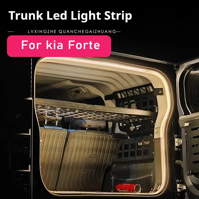 Rear Trunk LED Light Bar Strips Trunk Interior Decorative Lamp Strip For Kia Forte K3 Cerato BD Interior Accessory Atmosphere
