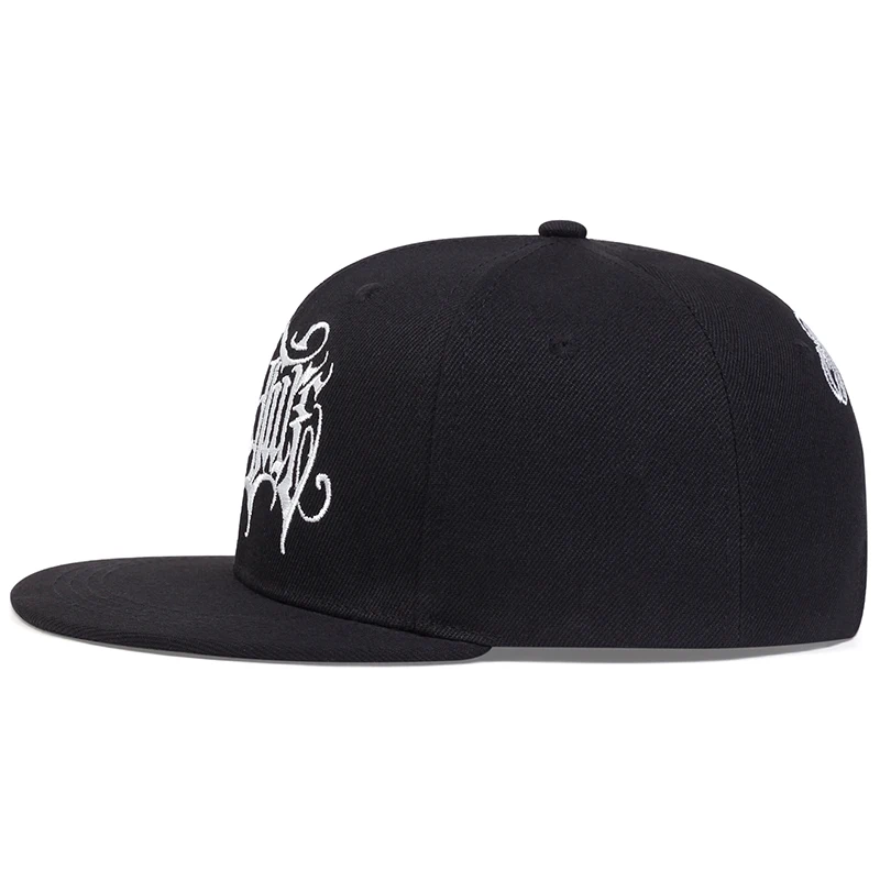 Prosta, kreatywna czapka bejsbolówka z haftem podwójnej jaskółki, modna czapka hip-hopowa na co dzień, chroniąca przed słońcem, z płaskim rondem, model 2025.