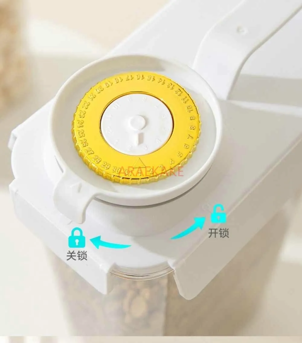 دلو تخزين طعام القطط، تجنب الضوء، دلو تخزين أغذية القطط، دلو مختوم لطعام الكلاب، تخزين الحيوانات الأليفة المقاوم للرطوبة ومقاوم للرطوبة