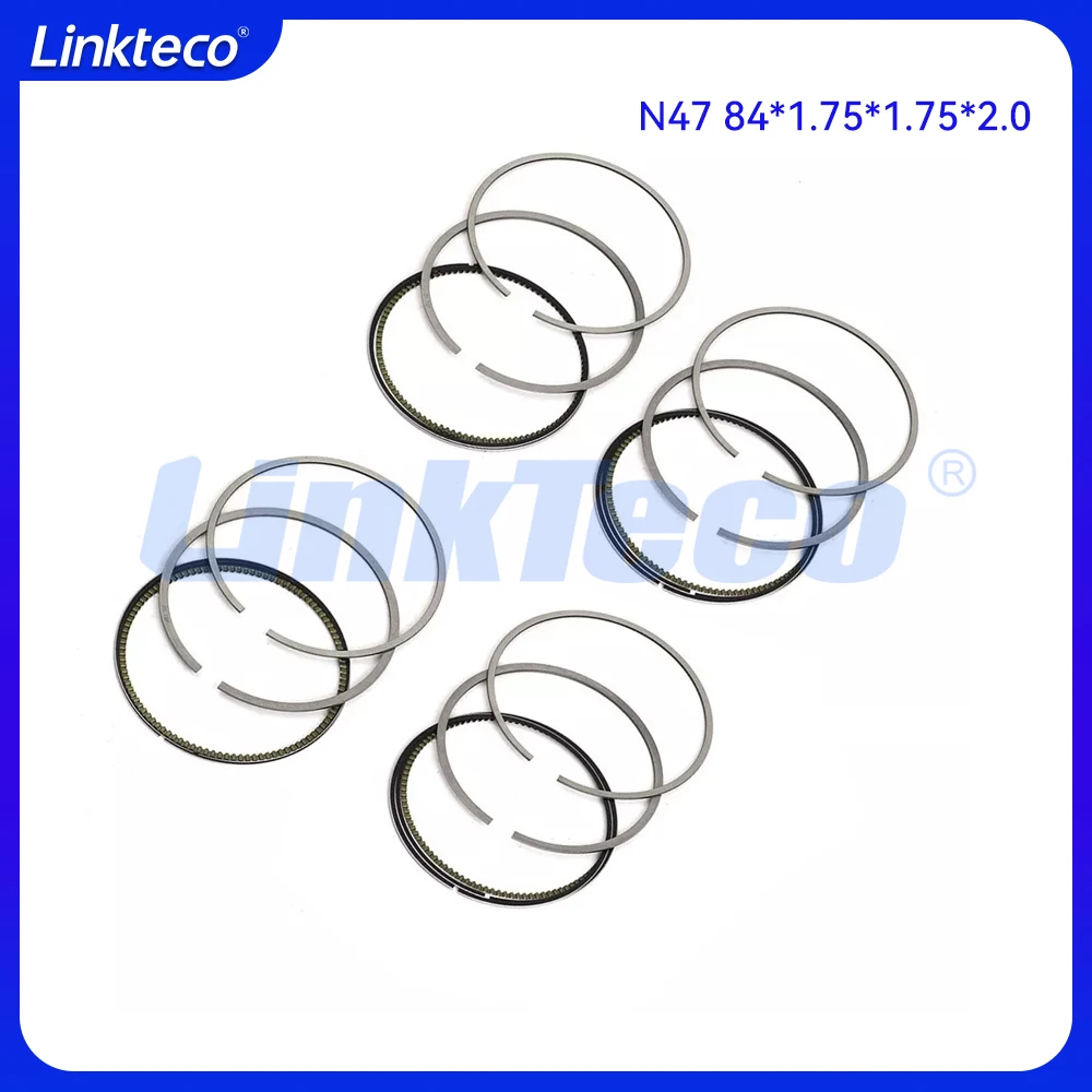 Engine Φ84mm Piston Ring Set For 10-17 2.0 T L L4 Diesel N47 BMW 120d 320d 328d 525d X3 X5 F10 F20 F21 F25 N47D20 2.0L