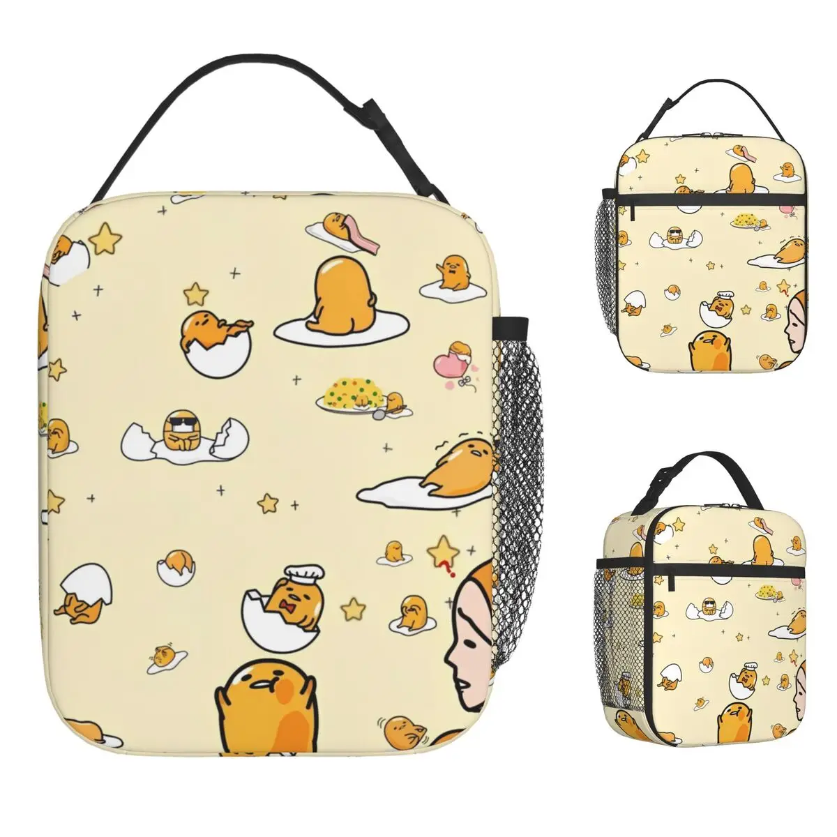

Lazy Egg Gudetama Insulated Lunch Bags Large Cute Cartoon Lunch Container Thermal Bag Lunch Box Tote Office Outdoor Men Women