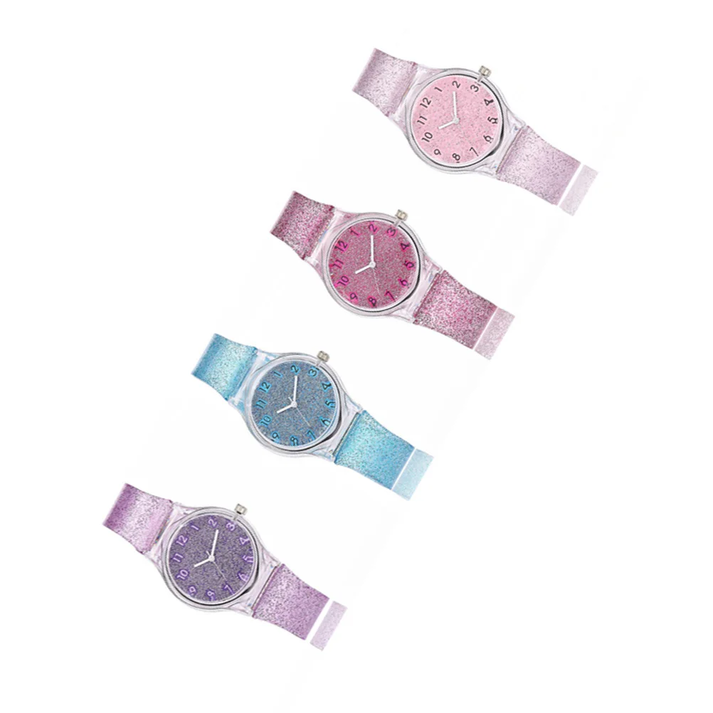 

Kids Kids Colorful Shining Watch Shining Quartz Watch For Children Adjustable Strap Fashion Wrist Decoration Gift