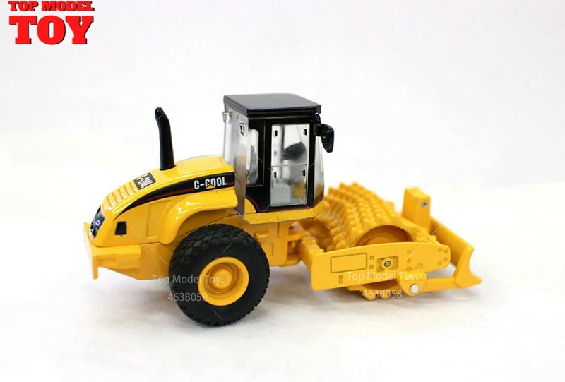 In Stock C-COOL 80007 1/64 Scale Padfoot Drum vibratory Soil Compactor Diecast Car Model Kids Toys for Collection