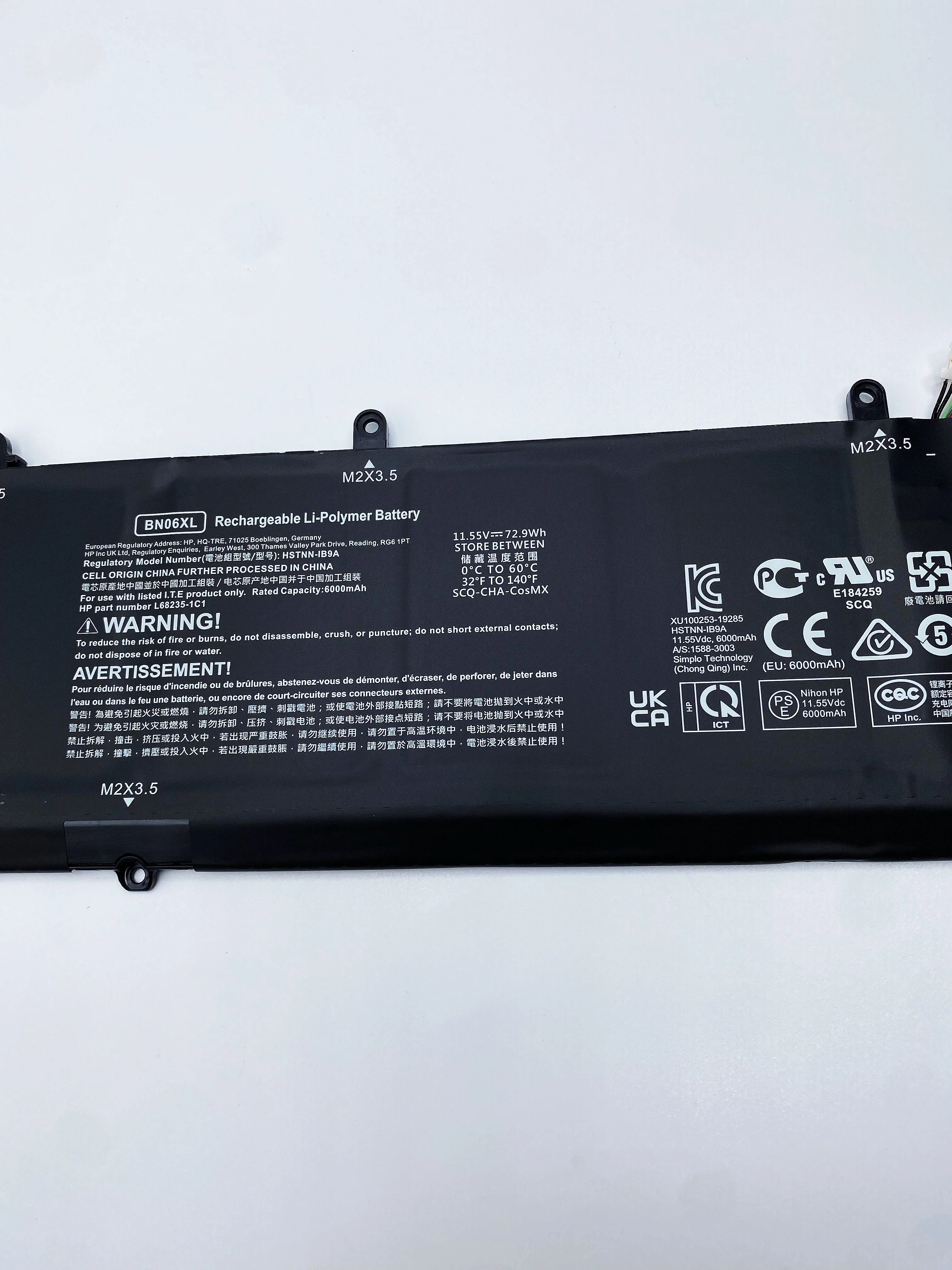 Imagem -05 - Bateria Original do Portátil para hp Spectre Bn06xl X360 Hstnn-ib9a 15-eb0005ur 15-eb0025tx Eb0035tx Eb0917nz L68299005 L682351c1