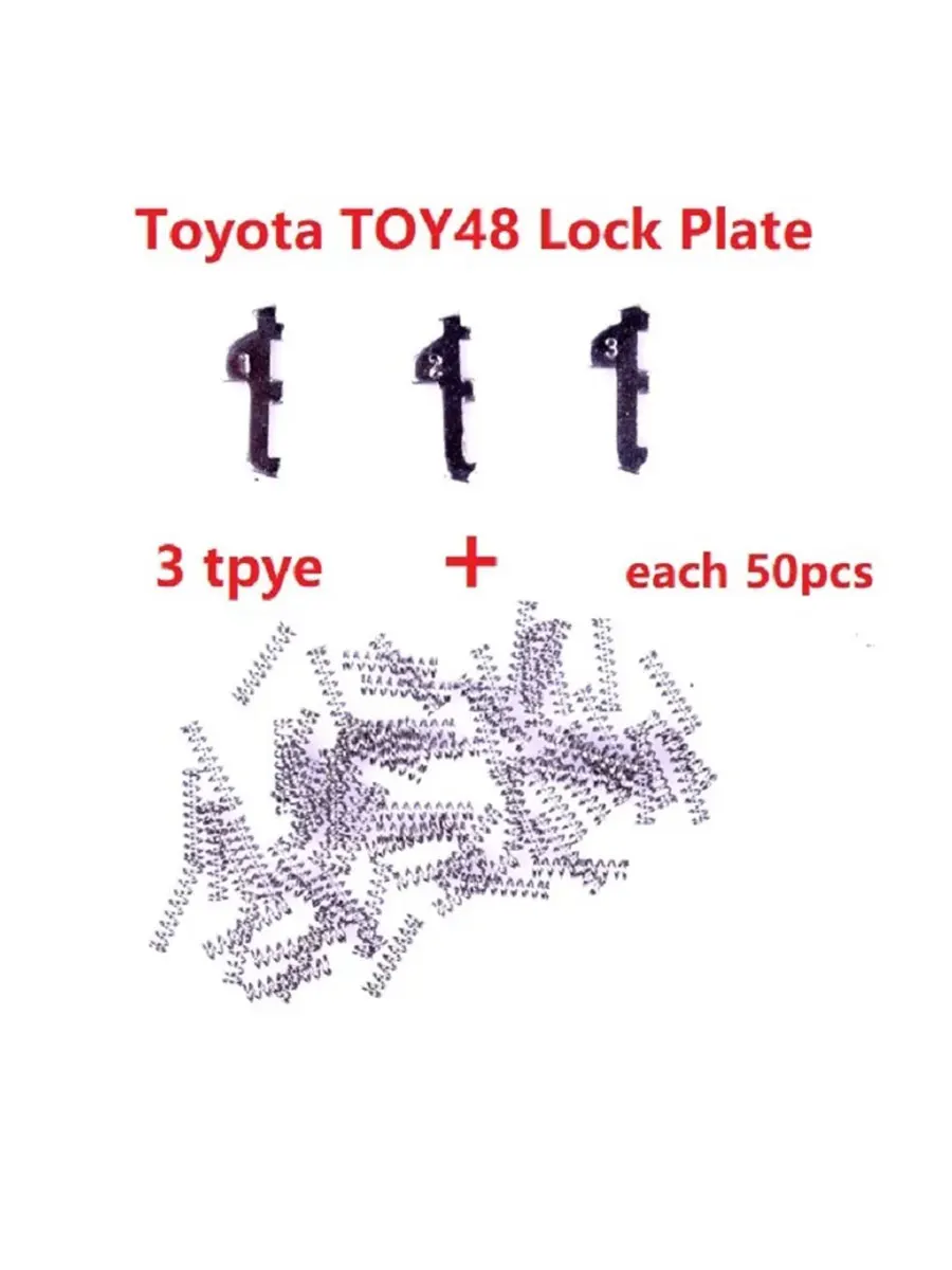 (150pcs) Type 1.3.5 Each 50PCS TOY48 Car Lock Reed Auto Lock Repair kits Lock Plate for Toyota Crown New Lexus