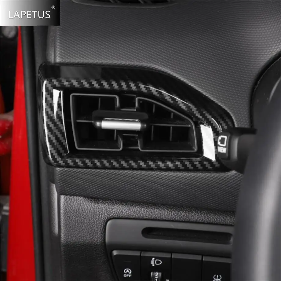 

For Hyundai Creta 2020 2021 2022 ABS Car Dashboard Air AC / Window Lift / Cup Holder Panel Cover Trim Carbon Fiber Accessories
