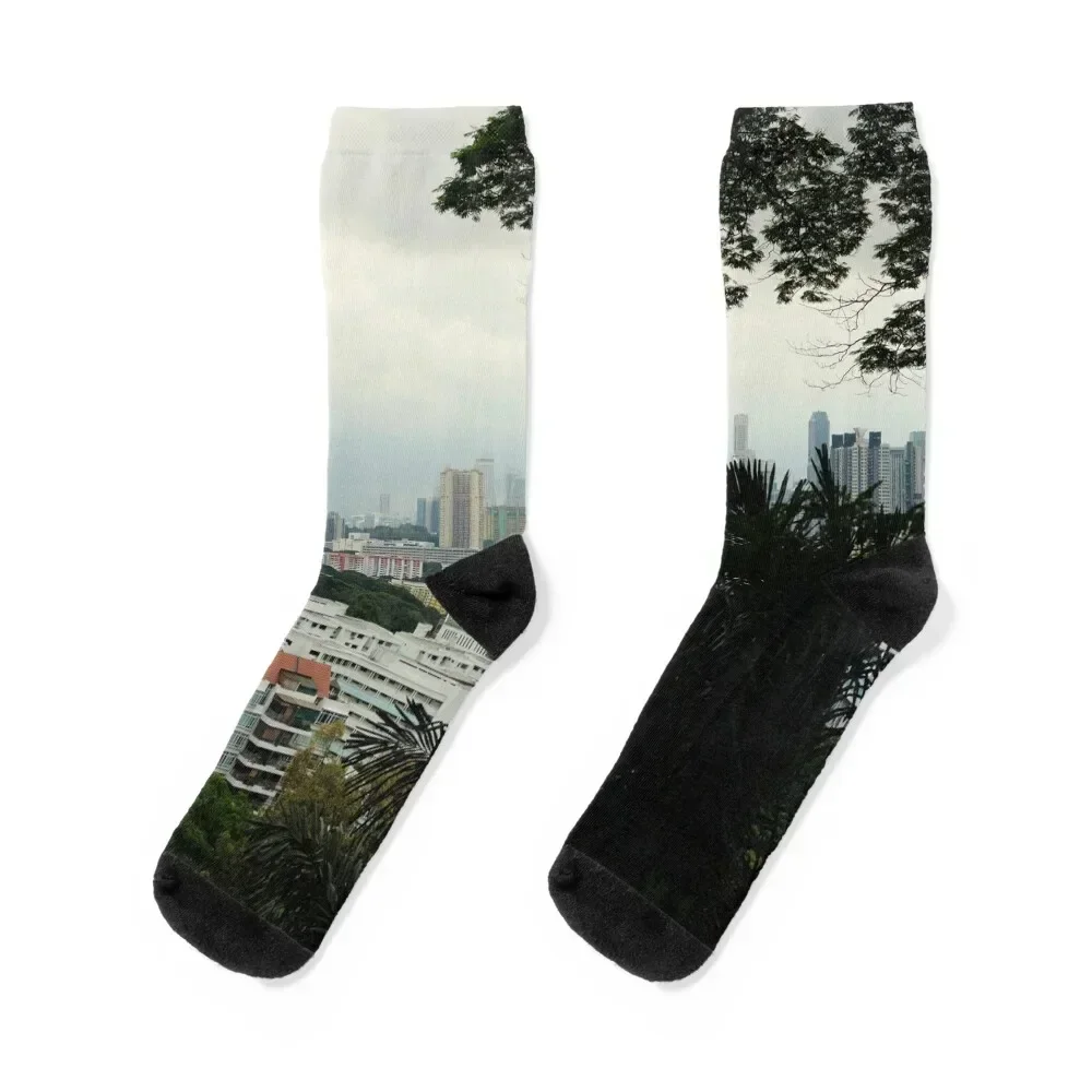 View of Singapore Socks sports and leisure winter thermal Novelties valentine gift ideas Socks Man Women's