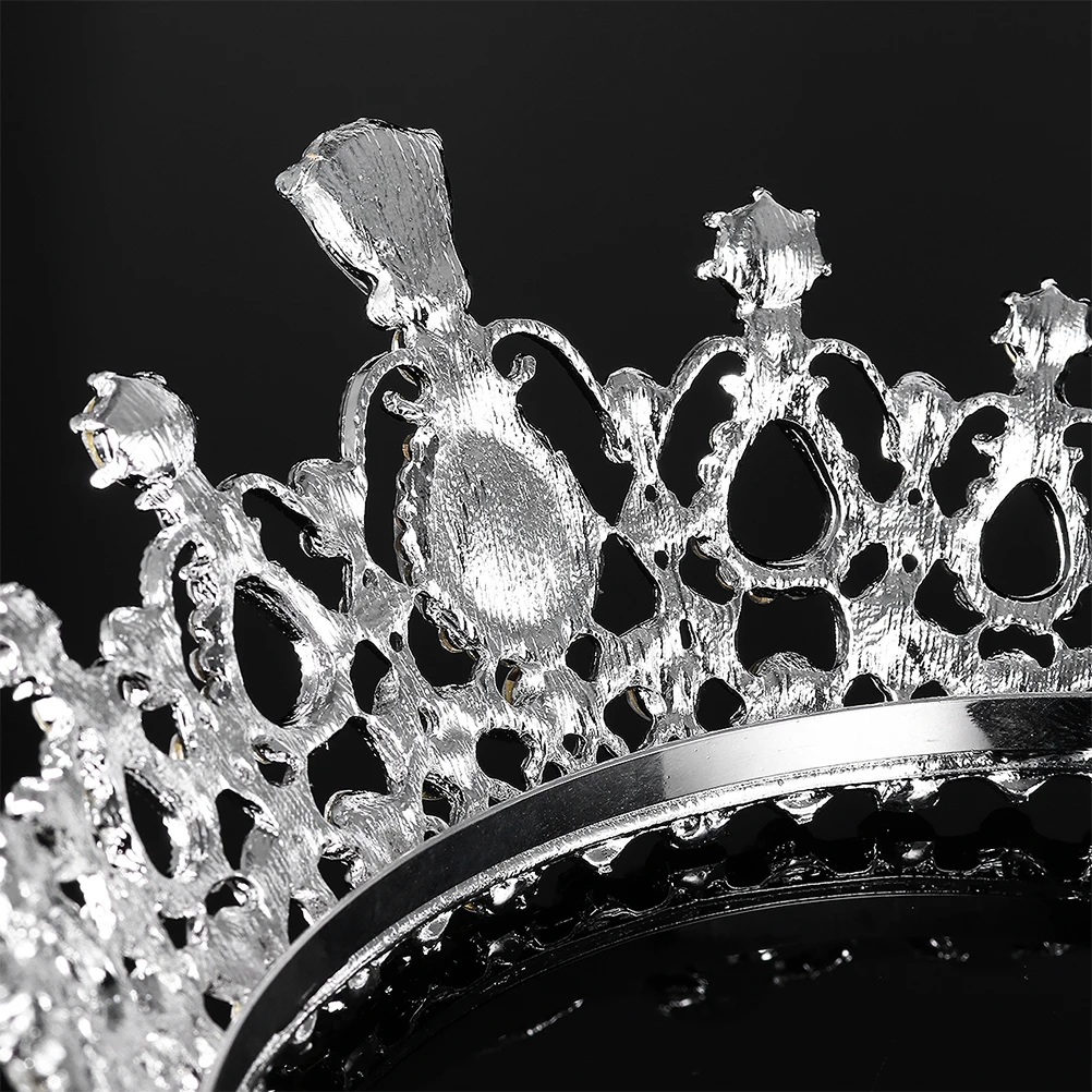 

2Pcs Bridal Tiaras Crystal Rhinestone Wedding Headpiece Alloy Pageant Crowns Queen Tiara Birthday Prom Party Accessories