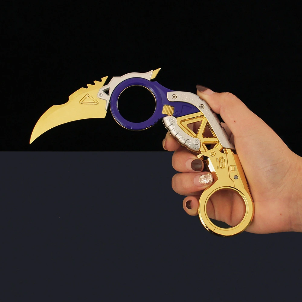 18cm Raptor's Claw Game Peripheral Apex Legends Weapon Excited Beast Claw Folding Knife Model Family Ornament Collection Toy