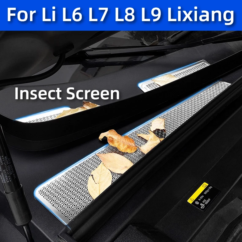 

For Li L6 L7 L8 L9 2025 Lixiang Engine Hood Heat Dissipation Insect Screen Air Intake Protective Cover
