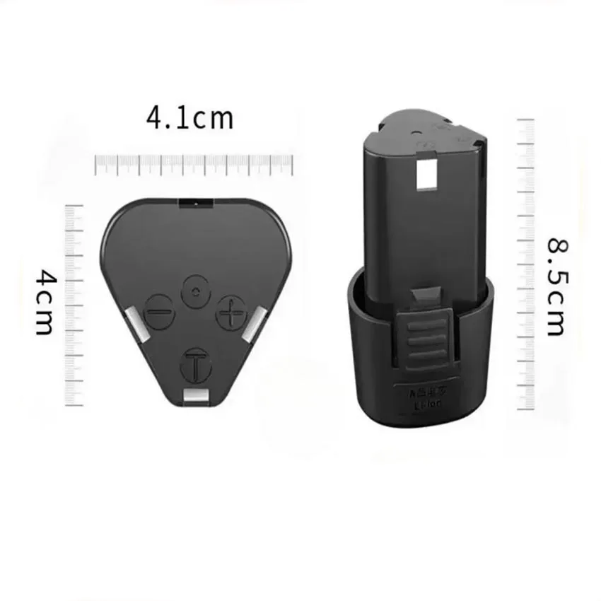 بطارية ليثيوم عالمية قابلة لإعادة الشحن 12 فولت 4000 مللي أمبير في الساعة للمفكات الكهربائية والتدريبات ومطاحن الزوايا الصغيرة وغيرها من الأدوات الكهربائية