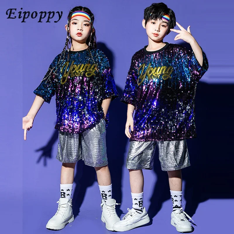 

Sequin jazz dance performance costumes