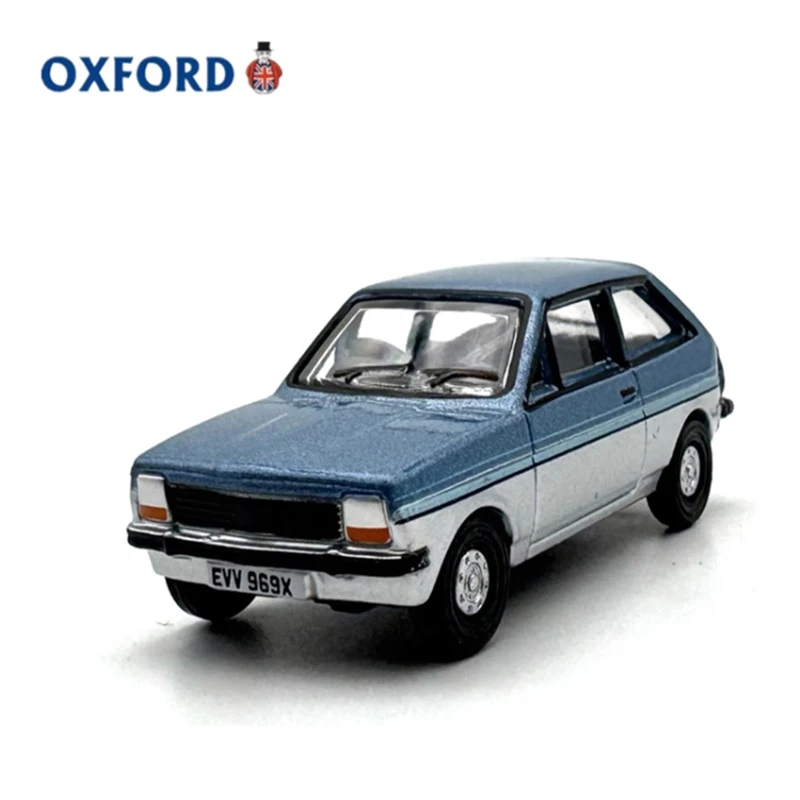 OXFORD Diecast 1:76 Scale Fiesta Mk I Vintage Car Alloy Automobile Model Exquisite  Finished Product Simulation Toy Gift Model