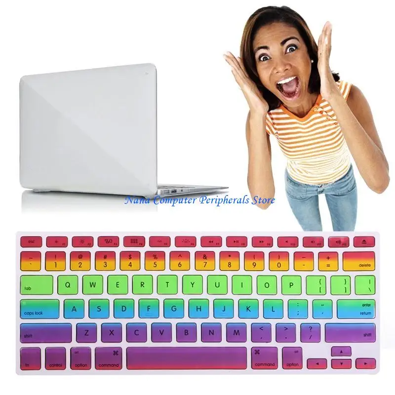 F68C لوحة مفاتيح السيليكون تغطي الجلد الحماية لـ 13 "15"