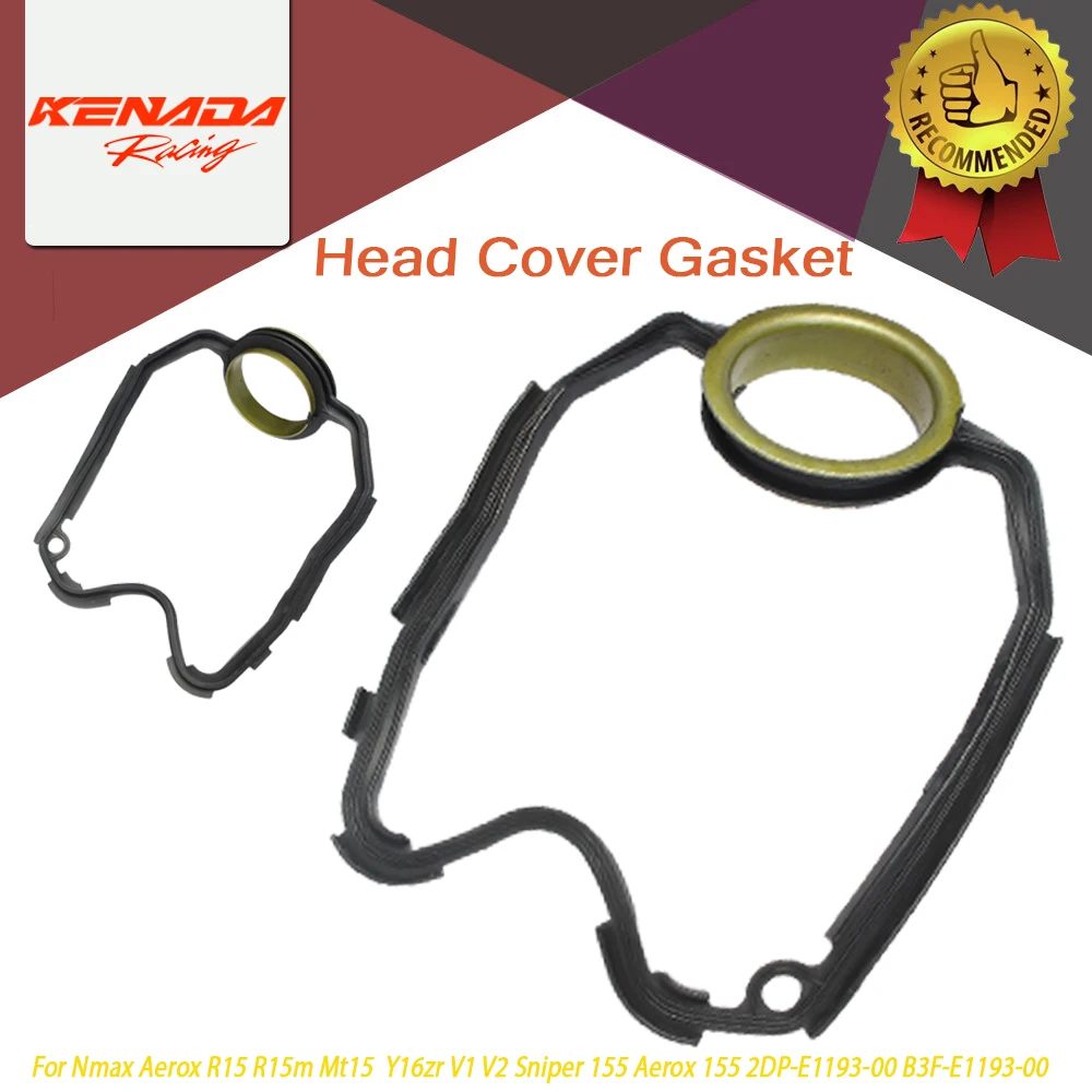 

Nmax Aerox R15 R15m Mt15 Y16zr V1 V2 Sniper 155 Aerox 155 2DP-E1193-00 B3F-E1193-00 Gasket Seal Karet Tutup Cover Block Head