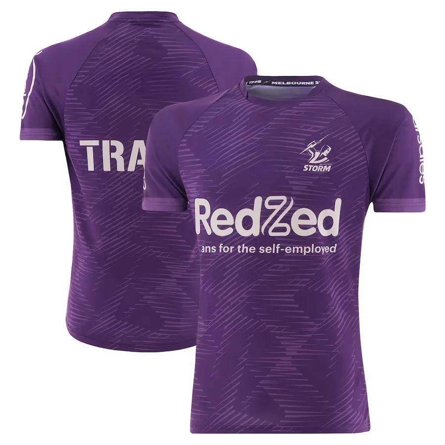 2025 Rugby Shirt Melbourne Storm New Rugby Shirt Home and Away - Melbourne Storm Multi Style New Training Shirt-Shorts and Vests