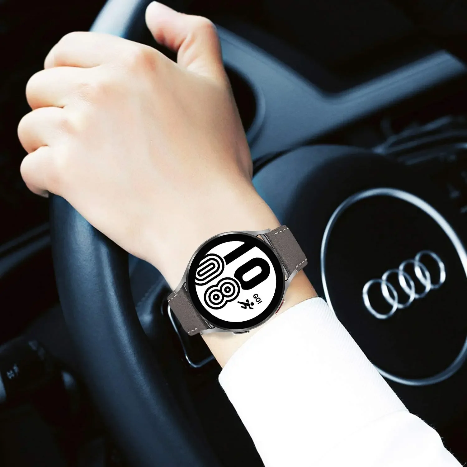 20 مللي متر/22 مللي متر حلقة من جلد ل Amazfit GTS/4/2/2e/GTS2 Mini/GTR 3/4/47 مللي متر/GTR2/2e/ستراتوس 2/3 الرياضة سوار ساعة Amazfit بيب حزام