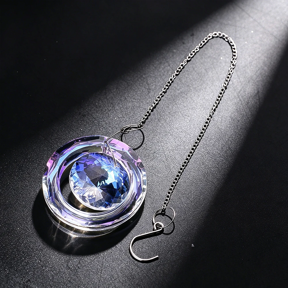 Crystal Sun Catcher - AB Color Crystal Charms Roundabout Bauhinia
