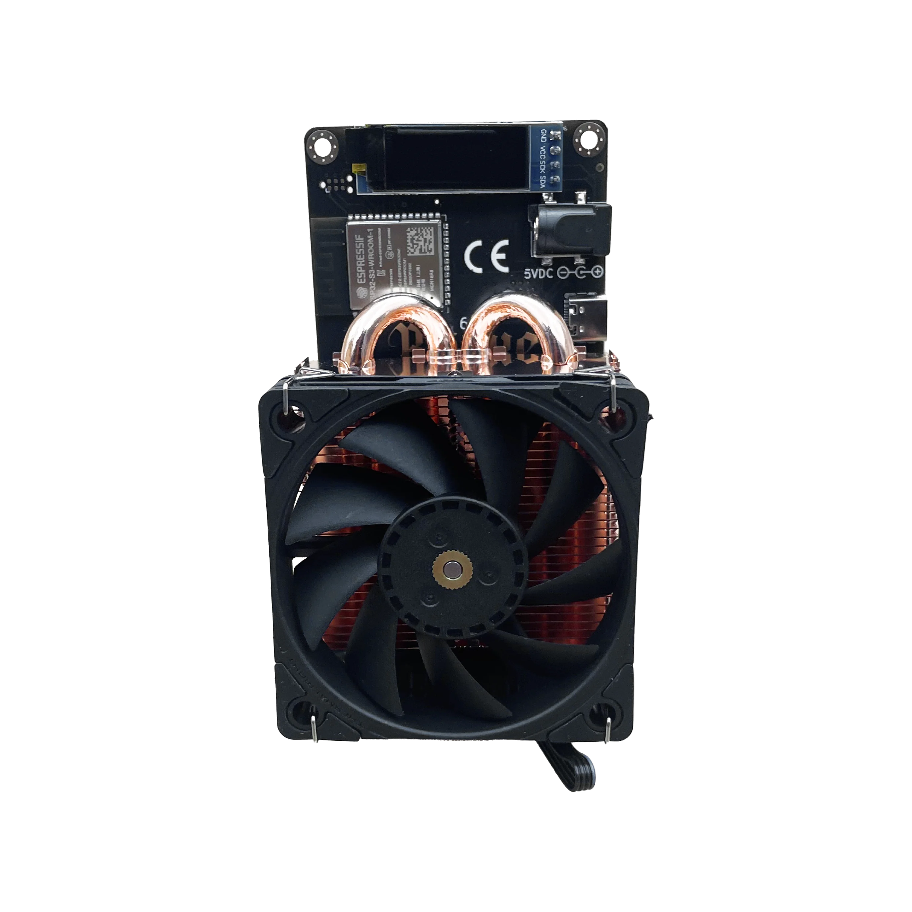 Bitaxe Gamma 601 1.2TH/s BTC Solo Lottery Miner BM1370 SHA-256 Open Source WiFi Low Power Desktop Miner